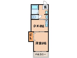 ハイツウエノ２ｎｄの物件間取画像